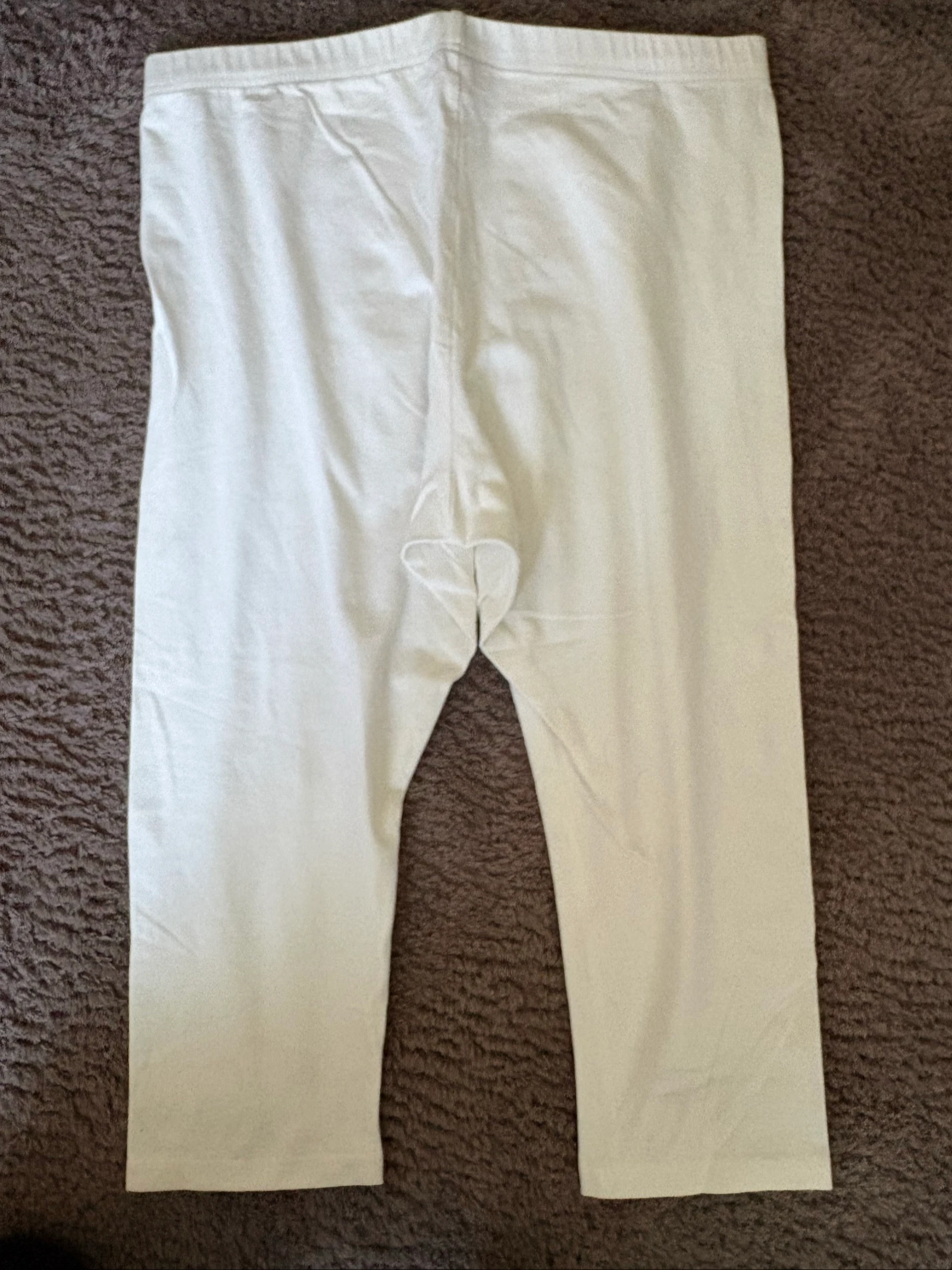Witte katoenen en elastaan leggings dames 48 Grandiose – photo 5